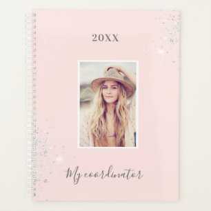Rose Rosa Rosa Foto Glitzer Planer
