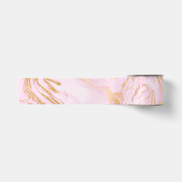 Rose Rosa Rosa Marmor Abstrakt weiß Satinband