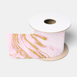 Rose Rosa Rosa Marmor Abstrakt weiß Satinband