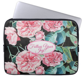 Rose Rosa Roses Blumenstrauß folgen Sie Ihrem Joch Laptopschutzhülle