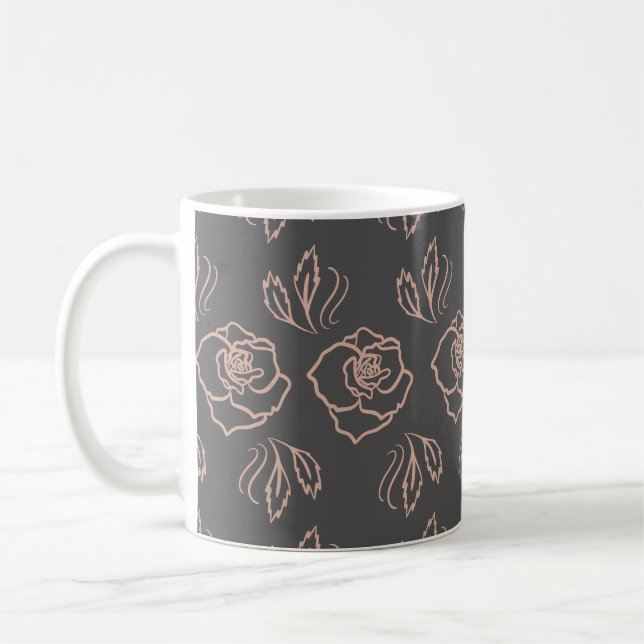 Rose Rosa Ticino Kaffeetasse (Links)