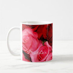 Rose, rosa und rot kaffeetasse