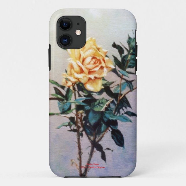 Rose/Rose Case-Mate iPhone Hülle (Rückseite)