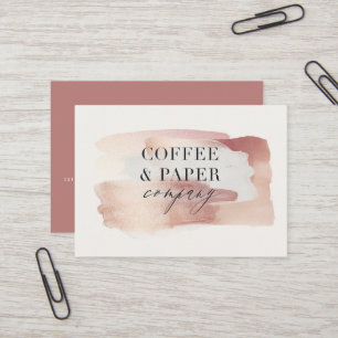 Rose rose girly or moderne design carte de visite