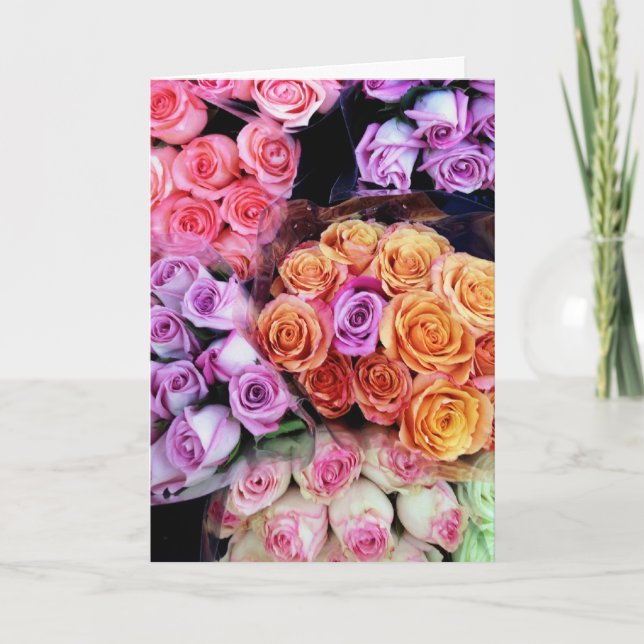 Rose Rose Karte (Vorderseite)