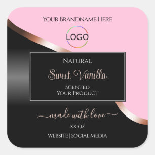 Rose rose noir Wavy Gold avec Étiquettes de produi
