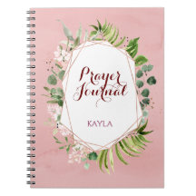 Rose rose noire Gold Nom floral Prière Journal