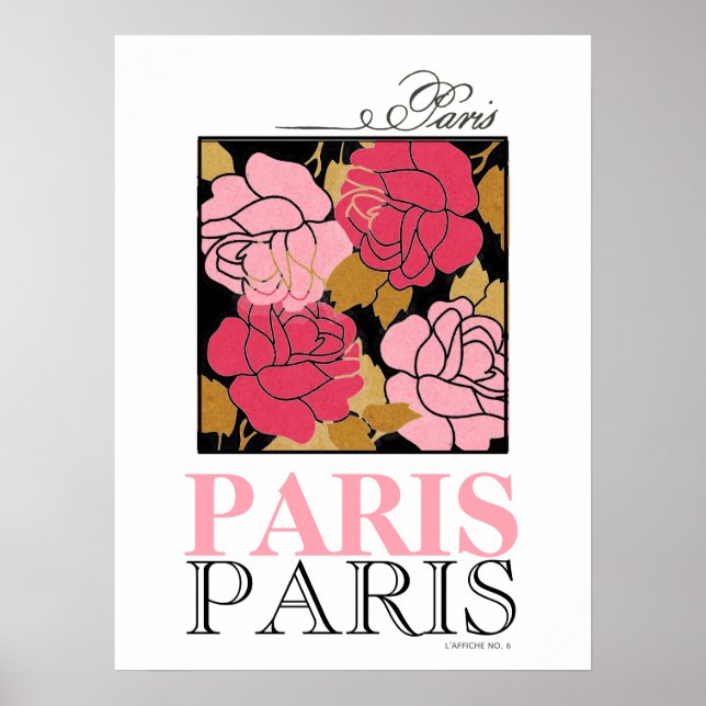 Rose Rose Paris Poster vintage Français (Devant)
