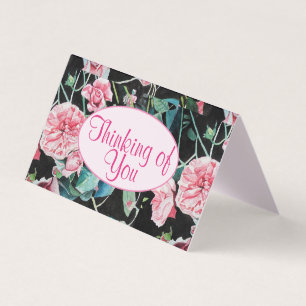 Rose rose Rose Aquarelle Penser De Votre Carte