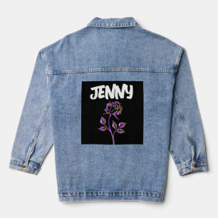 ROSE ROSE ROSE PERSONNALISÉE Denim Jean Veste