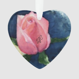 ROSE ROSE ROSE ROSE ROSE BUD VALENTINE ORNAMENT