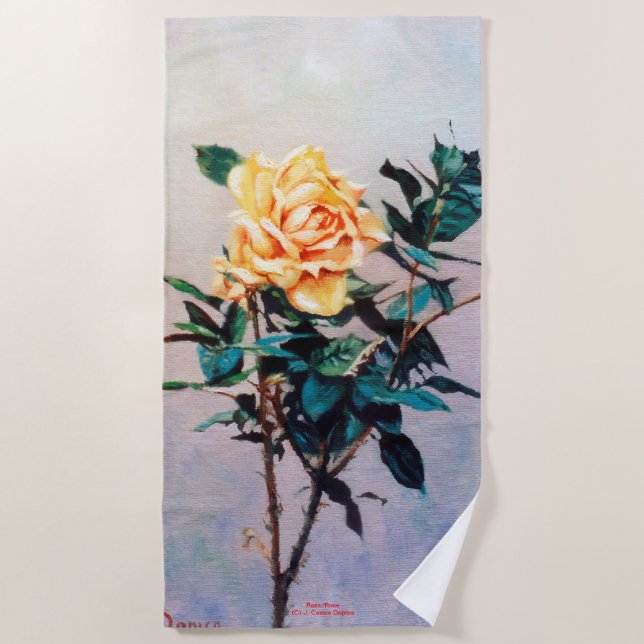 Rose/Rose Strandtuch (Vorderseite)