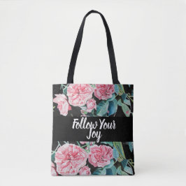 Rose Roses Blumenstrauß Blume Folge deiner Freude Tasche