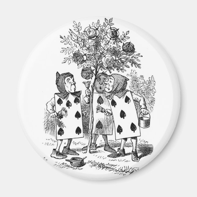 Rose rot zeichnen magnet (Vorne)