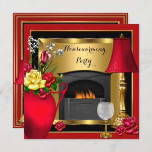 Rose Rotes Gold Dekoration Weinglas Einladung