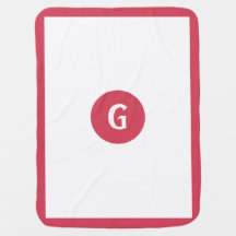 Rose Rotes Niedliches Monogramm Personalisierter N