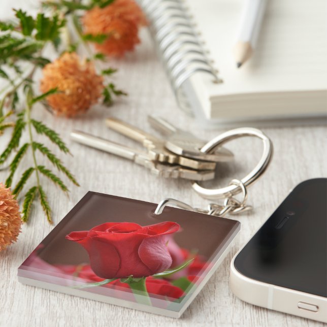 Rose rouge (Devant Droit)