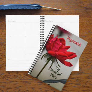 Rose rouge beaux plans Floral personnalisable