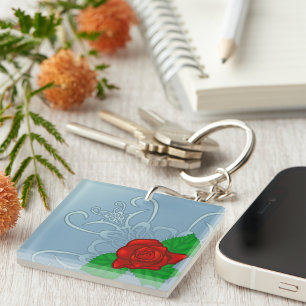 Rose Rouge Romantique Classique Floral