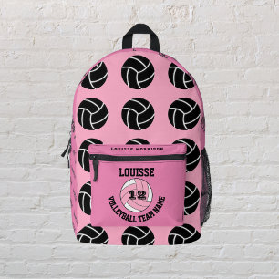 Rose Rucksäcke Girl Volleyball Pink Mannschaftsspo