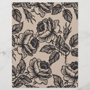 Rose   Rustikale DIY-Umschläge Liner Flyer