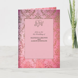 Rose Rustique - Faire-Part de Mariage