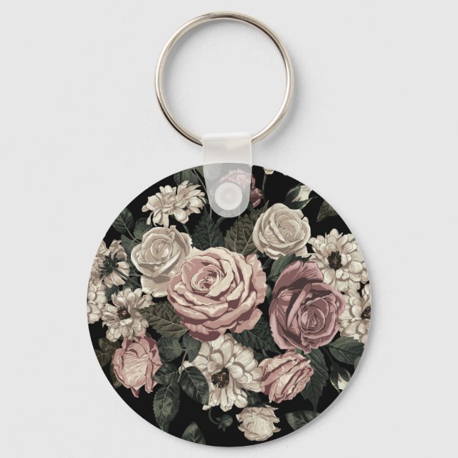 Rose Schlüsselanhänger (Vorderseite)