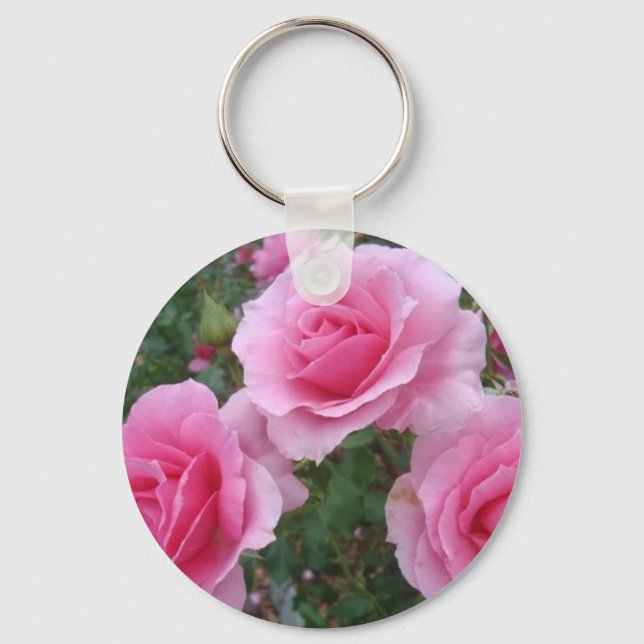 Rose Schlüsselanhänger (Vorderseite)