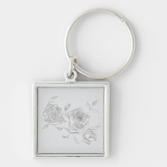 Rose Schlüsselanhänger (Vorne)