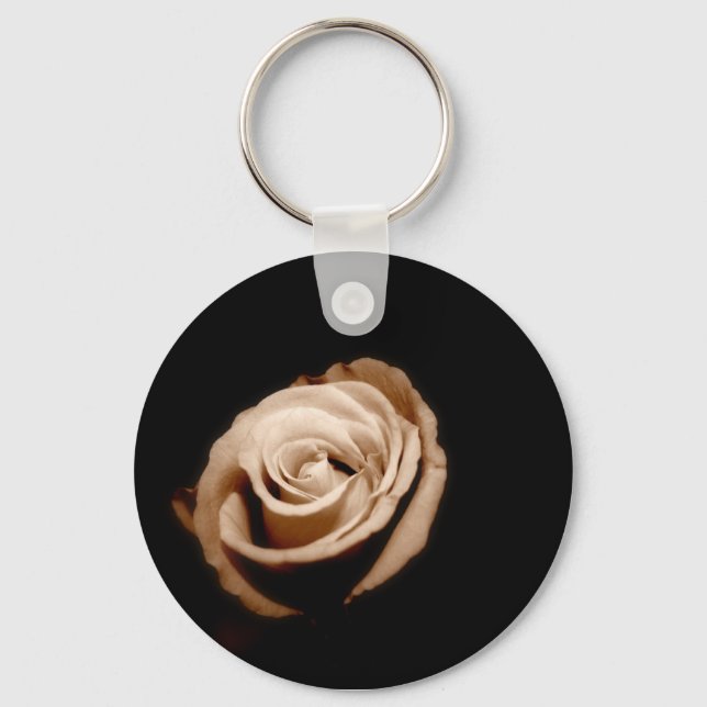 Rose Schlüsselanhänger (Vorderseite)