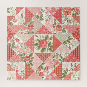 Rose Schmetterlinge Nahtlose Patchwork