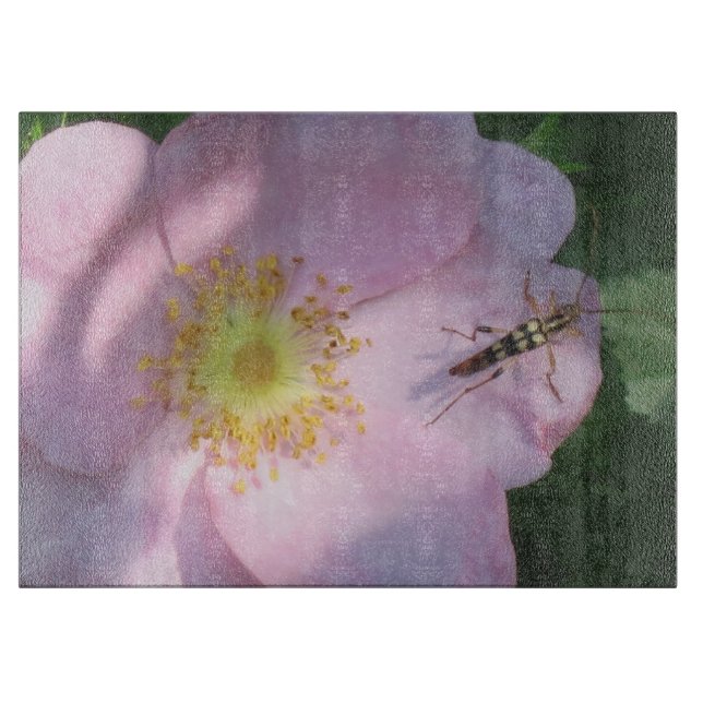 Rose Schneidebrett (Vorderseite)