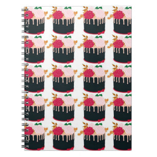 Rose Schokoladenkuchen - Funny Chocolate Lover Ges Notizblock
