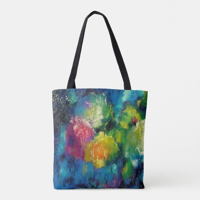 Rose, schöne Kunstmalerei Tasche (Rückseite)