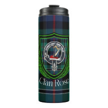 Rose schottischer Clan Tartan & Wappen