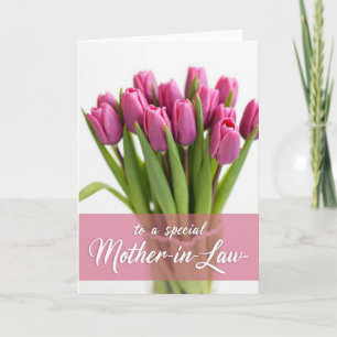 Rose Script Schwiegermutter Karte
