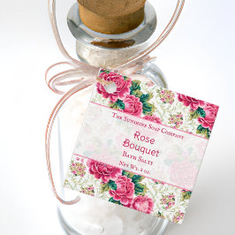 Rose Seife Kosmetika Badehose Tag Geschenkanhänger