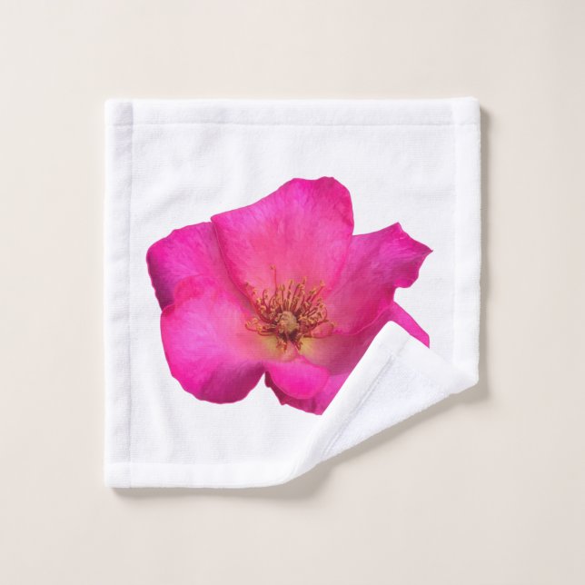 Rose senti (Gant de toilette)