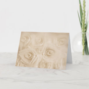 Rose Sepia Karte