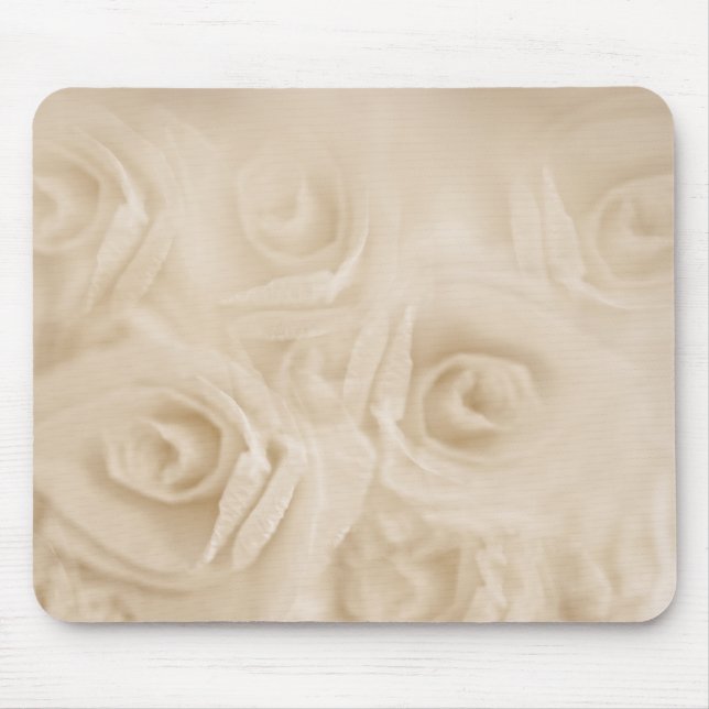 Rose Sepia Mousepad (Vorne)