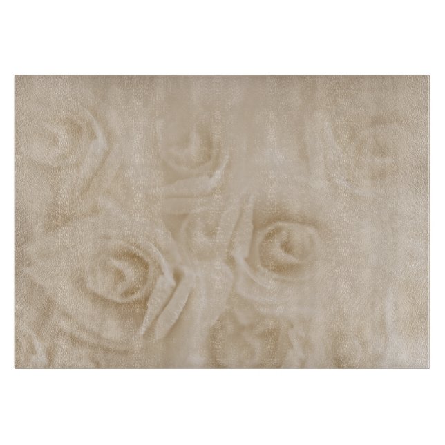 Rose Sepia Schneidebrett (Vorderseite)