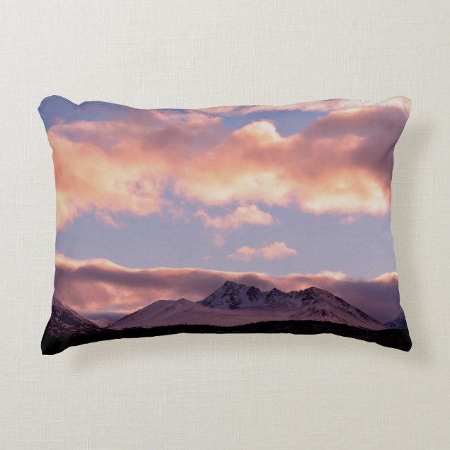 Rose Serenity Sunrise Dekokissen (Vorderseite)