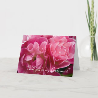 Rose :: Serez-vous ma carte de demoiselle d'honneu