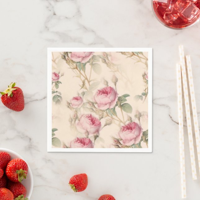 Rose Serviette (Beispiel)