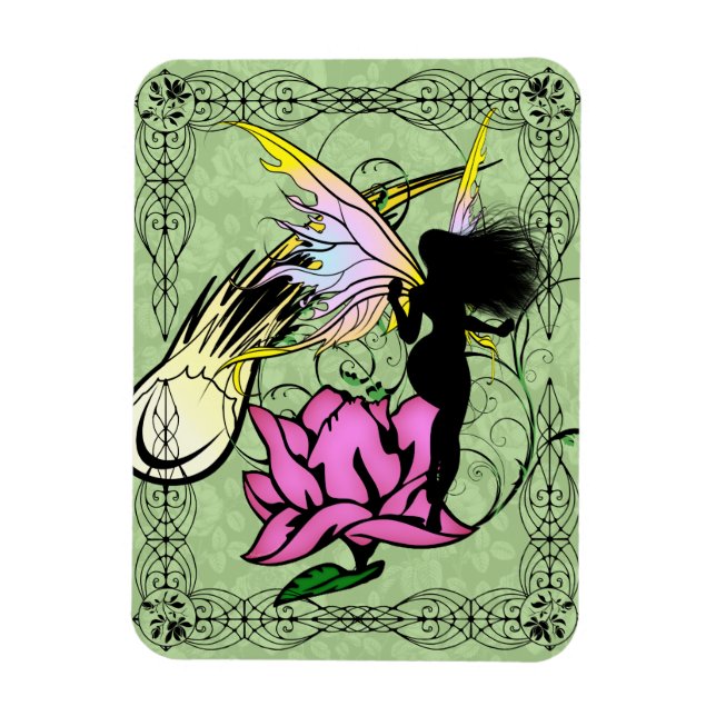 Rose Shadow Fairy Magnet (Vertikal)