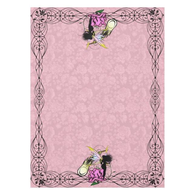 Rose Shadow Fairy Tischdecke (Vorderseite)