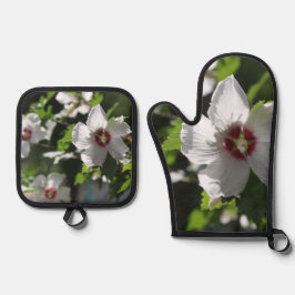 Rose Sharon Ofenhandschuh & Topflappen-Set