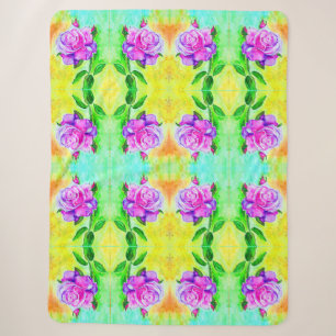 Rose Sherpa Blanket Sherpadecke