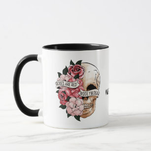 Rose sind in meiner Tasse am Toten Valentinstag ro