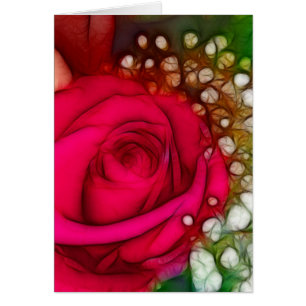 Rose sind rosa Fuschia Künstlerisch und einzigarti